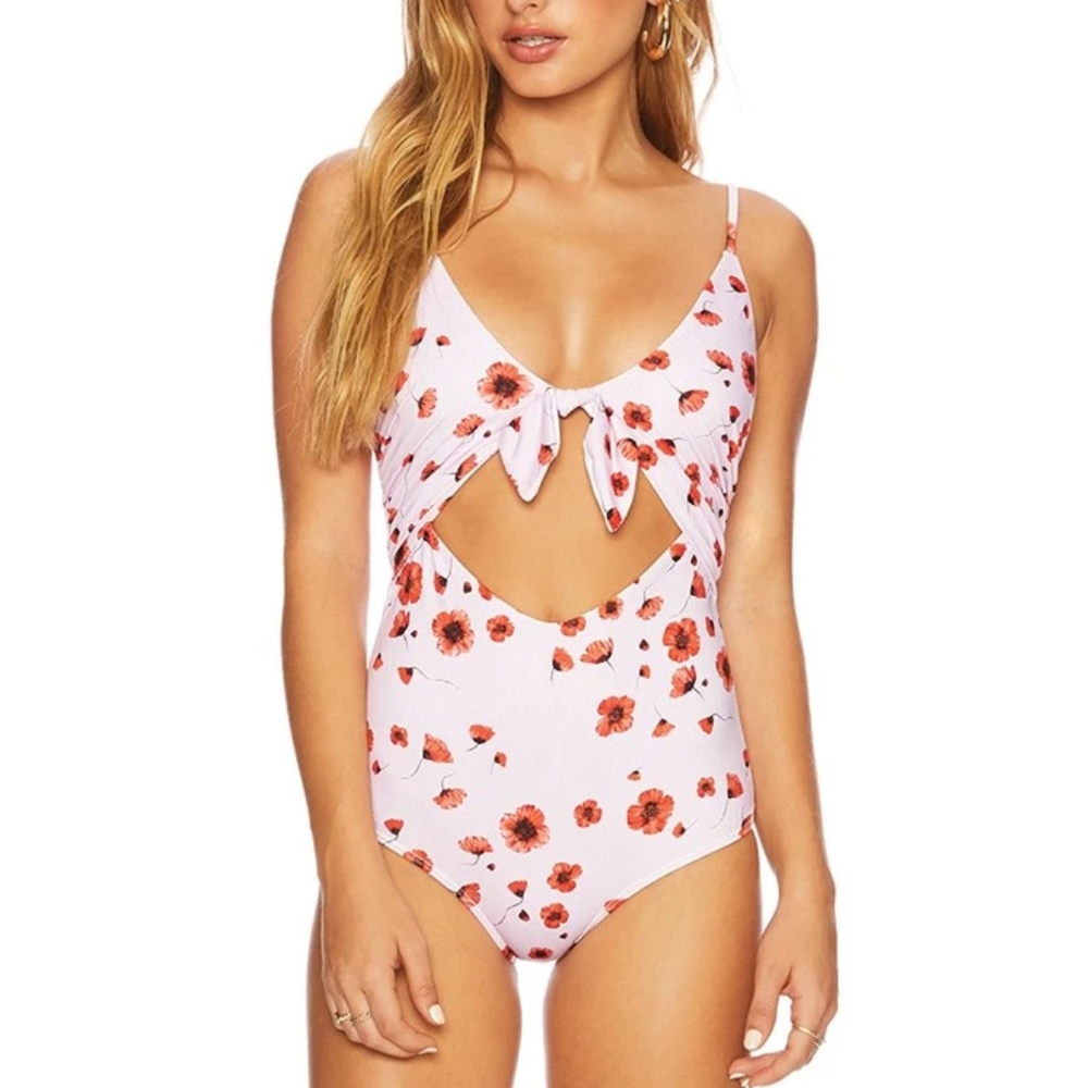 Beach Riot Poppy Print One Piece